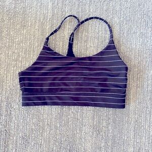 ZYIA Active Light n Tight striped sports bra size XL